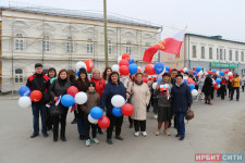 Первомайская демонстрация, 1 мая 2022 г. Ирбит