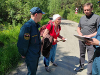 Профилактический рейд в лесных массивах