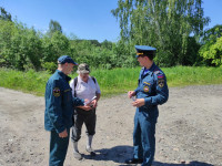 Профилактический рейд в лесных массивах