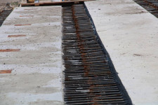 Продолжается капитальный ремонт моста в деревне Сосновка