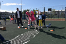 Ребята пришкольного лагеря школы №10 сдали нормативы комплекса ГТО