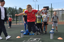 Ребята пришкольного лагеря школы №10 сдали нормативы комплекса ГТО