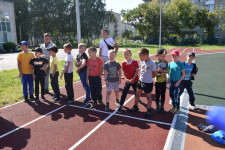 Ребята пришкольного лагеря школы №10 сдали нормативы комплекса ГТО