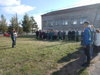 Учебная эвакуация в Киргинской СОШ Ирбитского района