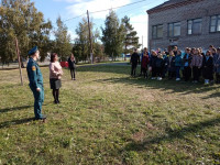 Учебная эвакуация в Киргинской СОШ Ирбитского района