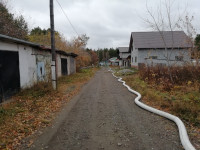 Пожарно-тактические учения по защите населенного пункта от лесных пожаров