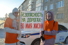 В Ирбите волонтеры и сотрудники Госавтоинспекции провели акцию «День памяти жертв ДТП»