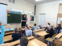 Ученики «Зайковской СОШ №1» вспомнили и закрепили правила безопасного поведения на проезжей части дороги и в автотранспорте