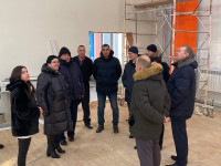 Строительство физкультурно-оздоровительного комплекса с бассейном близится к завершению