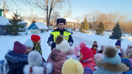 Сотрудники Госавтоинспекции г. Ирбита проводят экскурсии к патрульному автомобилю