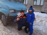 Отряд ЮИД "Светофорик" МБДОУ №20 г. Ирбита совместно с сотрудником Госавтоинспекции провели акцию "Ладошка безопасности"