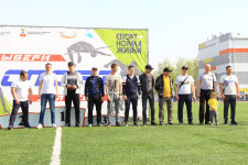 На 81-й легкоатлетической эстафете вручили знаки отличия комплекса ГТО