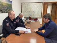 Врио заместителя начальника Управления Госавтоинспекции ГУ МВД России по Свердловской области провел рабочие встречи с главами Ирбита и Ирбитского района
