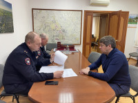 Врио заместителя начальника Управления Госавтоинспекции ГУ МВД России по Свердловской области провел рабочие встречи с главами Ирбита и Ирбитского района