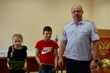 В отделе полиции Ирбита состоялось награждение победителей конкурсов детского творчества