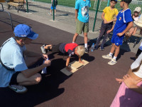 Ребята летнего пришкольного лагеря школы №8 сдали нормы Комплекса ГТО