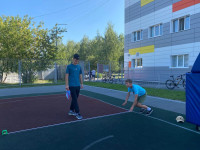 Ребята летнего пришкольного лагеря школы №8 сдали нормы Комплекса ГТО