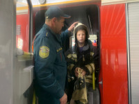 Дети в гостях у огнеборцев!