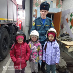 И вновь дети в гостях в 60 пожарно-спасательной части г. Ирбита