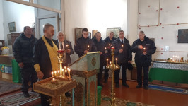 В Ирбите провели панихиду по сотрудникам МВД, погибшим при исполнении служебного долга