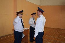 Торжественное построение личного состава, посвященное Дню Великой Победы