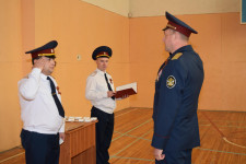 Торжественное построение личного состава, посвященное Дню Великой Победы