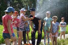 Ознакомление с ранцевым огнетушителем