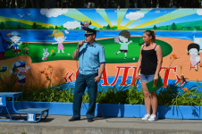 Приветсвие участиников эстафеты