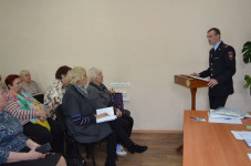 В Ирбите состоялась профилактическая беседа с ветеранами «Осторожно мошенники!»