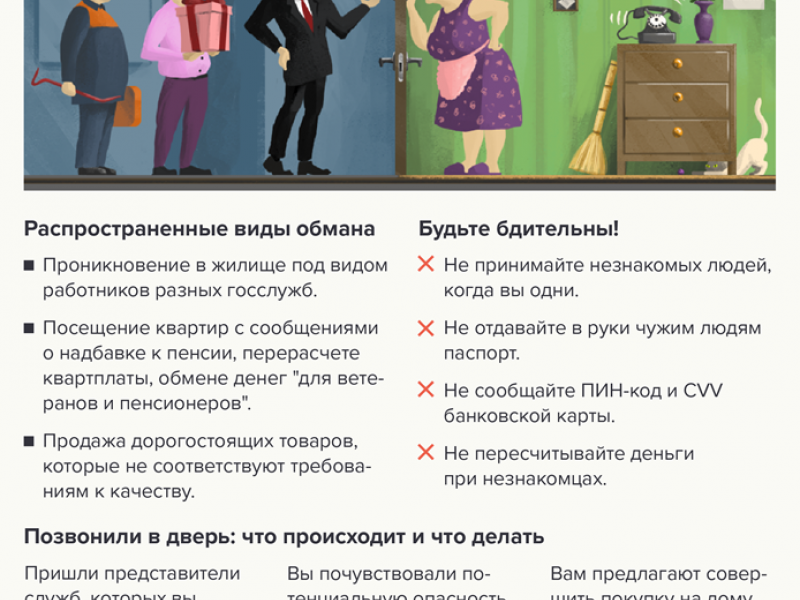 Памятка «Как не стать жертвой мошенников»