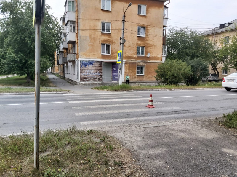 ДТП 27.07.2020 г., пешеходный переход г. Ирбит