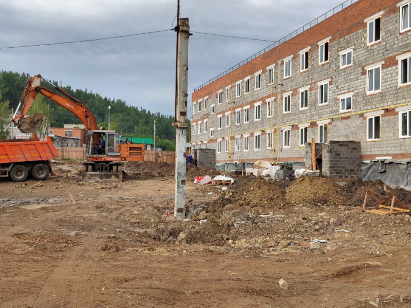 В Ирбите строится жилье