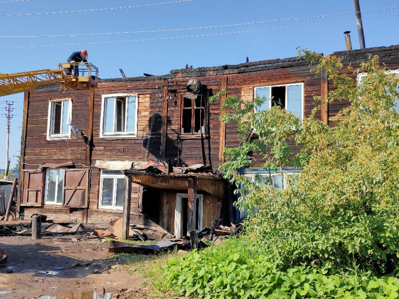 Пожар 06.08.2020 г. Ирбит, ул. Маяковского, 12