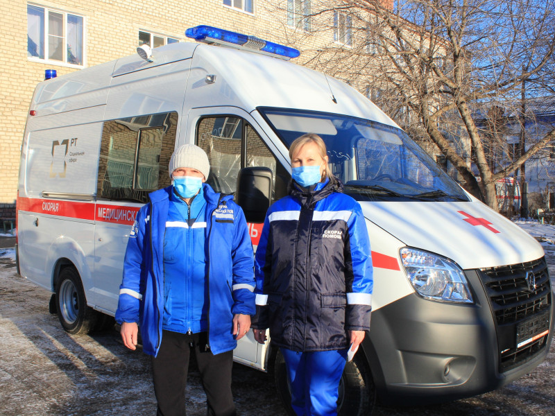 новый автомобиль скорой помощи в Ирбитской ЦГБ