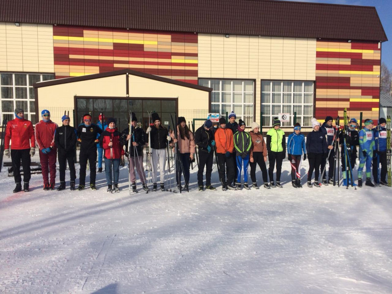 лыжная эстафета среди девушек и юношей в рамках Спартакиады учебных заведений Ирбита