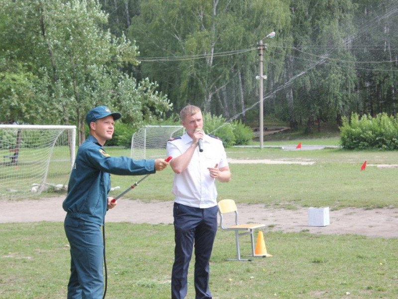 И вновь в Салюте гости из пожарной охраны