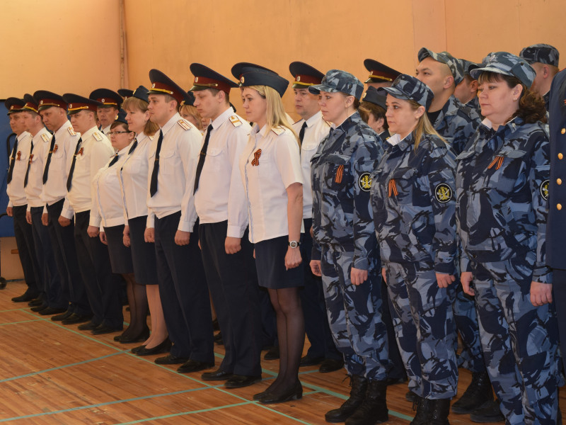В СИЗО-2 состоялось торжественное построение личного состава, посвященное Дню Великой Победы