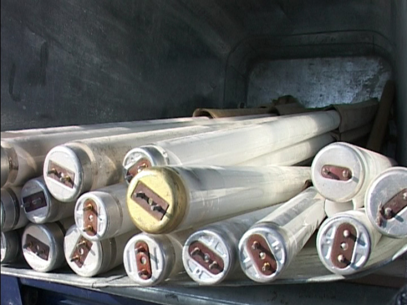 Прием отработанных энергосберегающих люминесцентных ртутных ламп