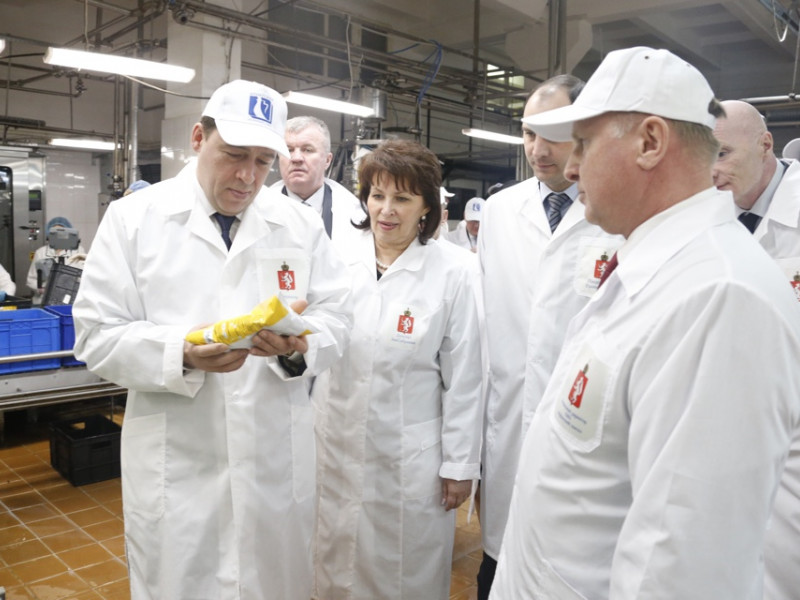 Евгений Куйвашев высоко оценил модернизацию "Ирбитского молочного завода": это повысит качество продукции и производительность труда