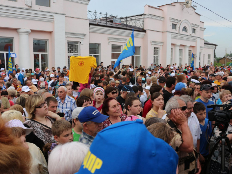 Поезд ЛДПР в Ирбите