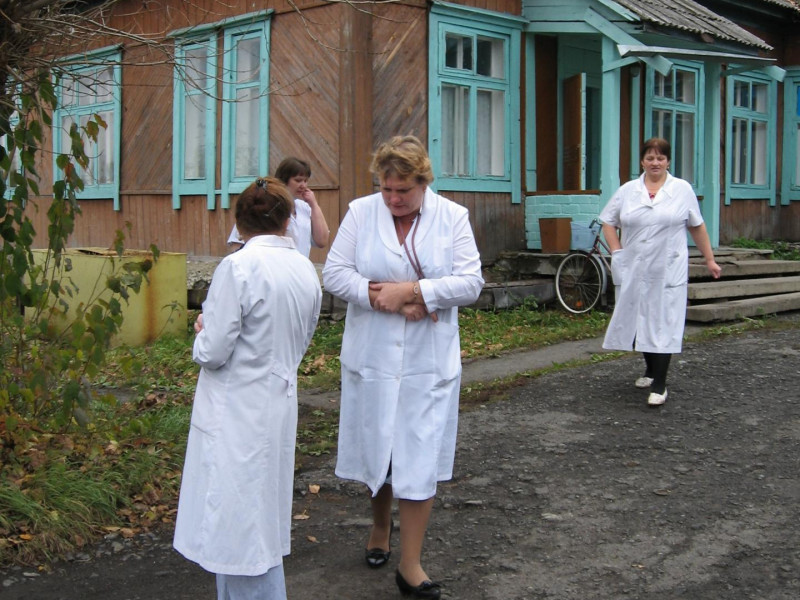 Учебная тренировка по эвакуации пациентов и персонала больницы