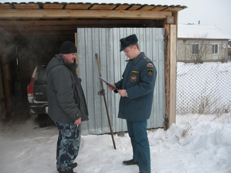 Рейд в частном жилом секторе г.Ирбита и Ирбитского района