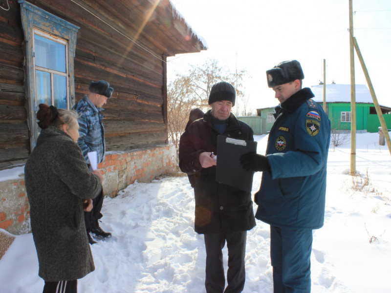 Рейд по подготовке населения в период паводка