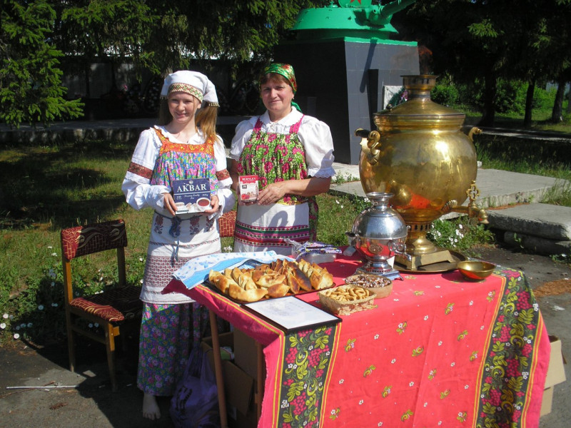 Ирбитский самовар в гостях на юбилейном дне рождении села Байкалово