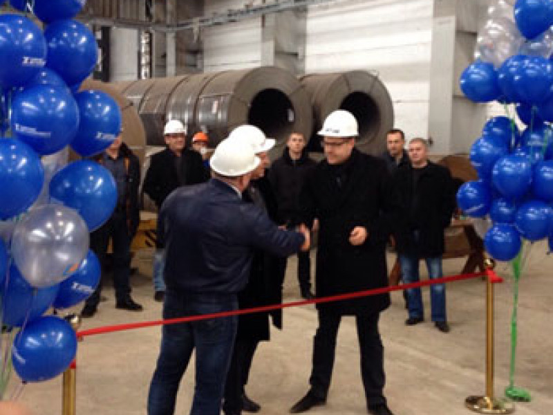 Открытие Ирбитского трубного завода