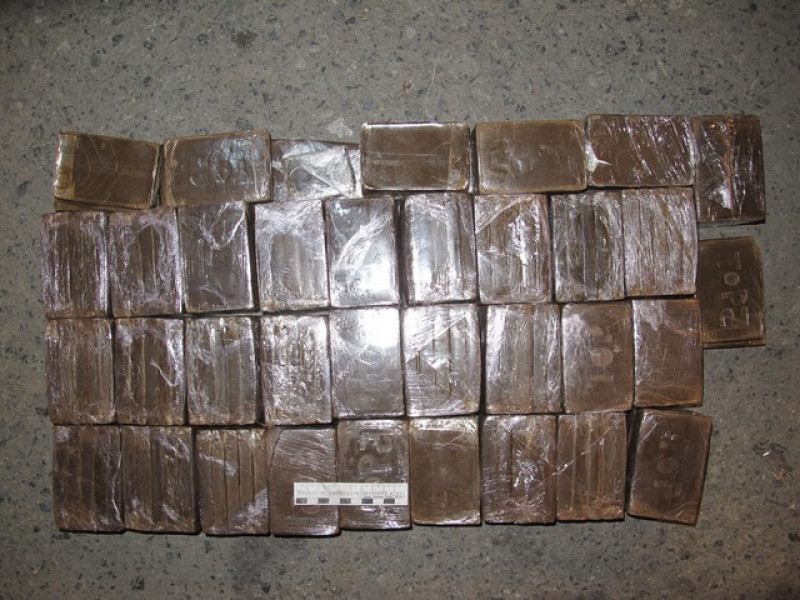 Из незаконного оборота изъято более 34 кг наркотического средства гашиш