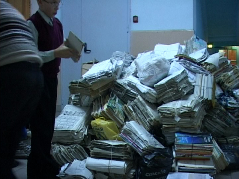 В 13 школе акция «Сохраним лес»