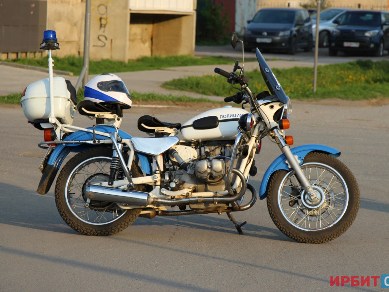 Мотоцикл Урал ДПС ГИБДД Ирбит