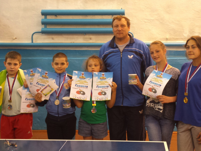 Открытый турнир по настольному теннису