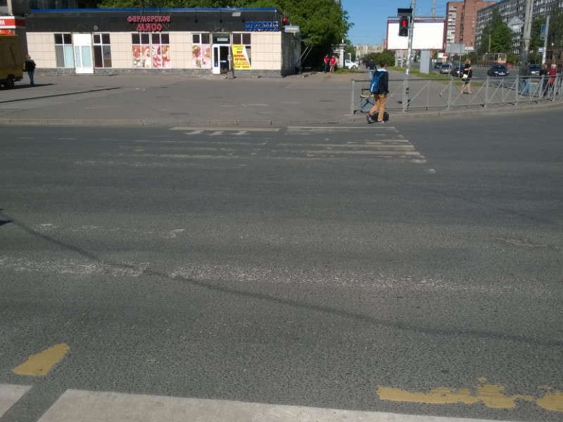 В 70% ДТП с неудовлетворительными дорожными условиями отсутствует или плохо различима дорожная разметка